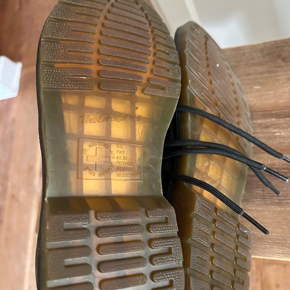 Dr Marten's 1461 Oxford Leather Black Shoes 6M 7L - Picture 5 of 9